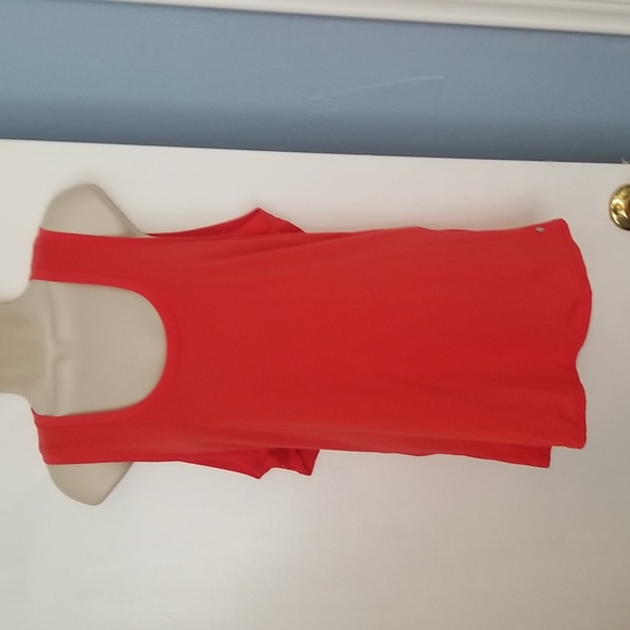 Fabletics Mariela Tank Color: Scarlet XL NWT Open Back with Tie - Picture 3 of 11